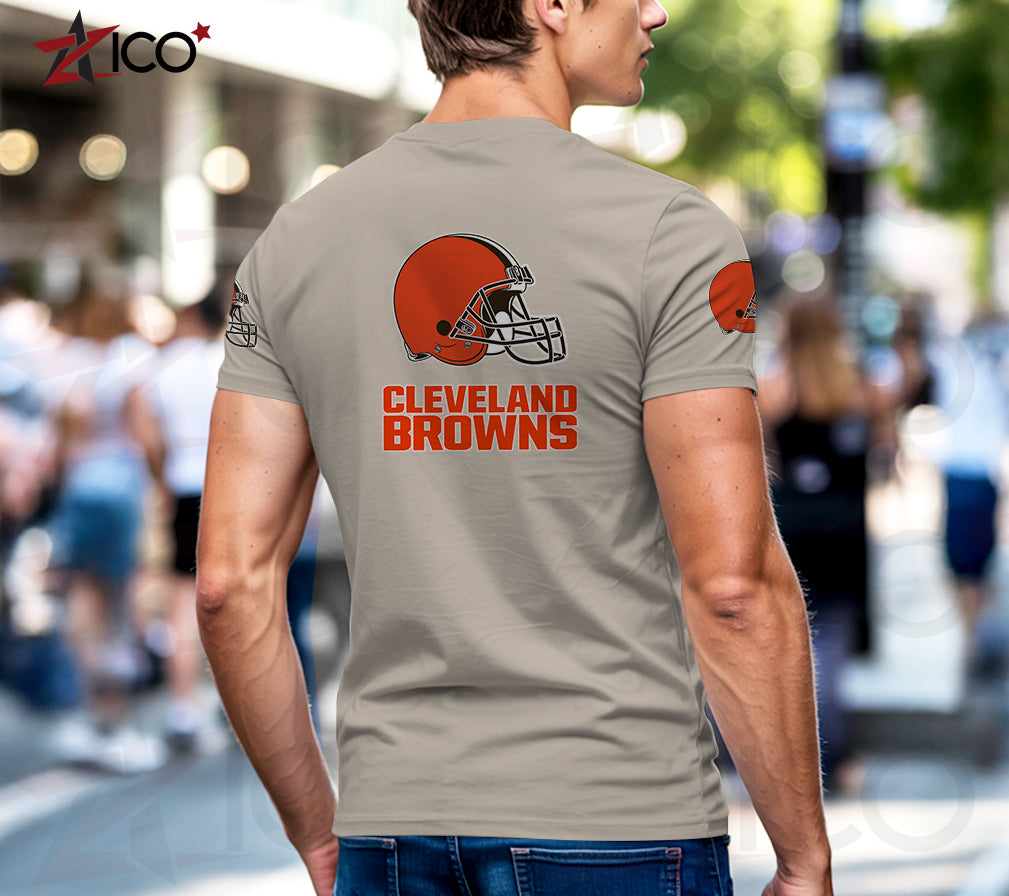 Cleveland Browns Henley Short Sleeve T-Shirt Trending 2025 AZTG2DHS000040
