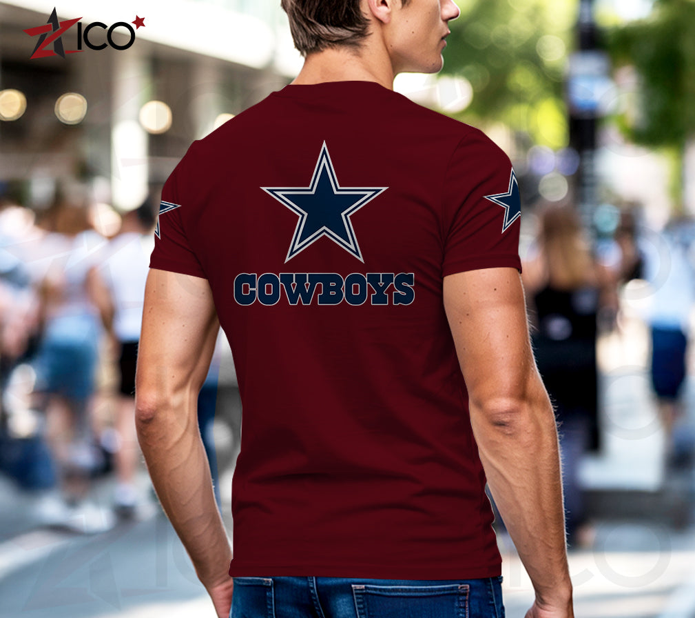 Dallas Cowboys Henley Short Sleeve T-Shirt Trending 2025 AZTG2DHS000041