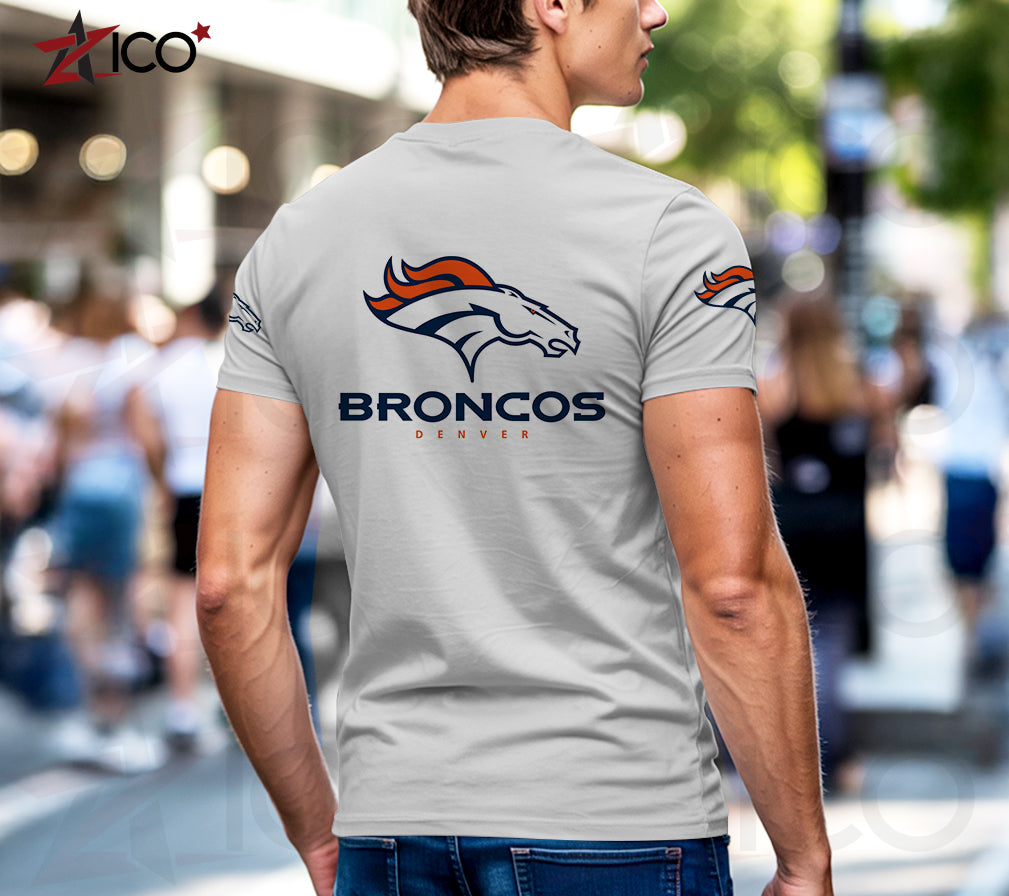 Denver Broncos Henley Short Sleeve T-Shirt Trending 2025 AZTG2DHS000042