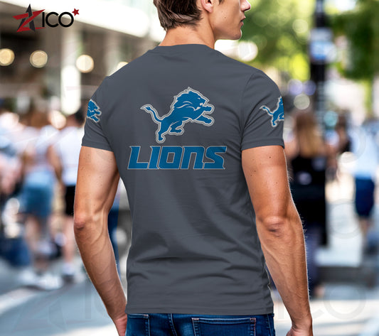 Detroit Lions Henley Short Sleeve T-Shirt Trending 2025 AZTG2DHS000043