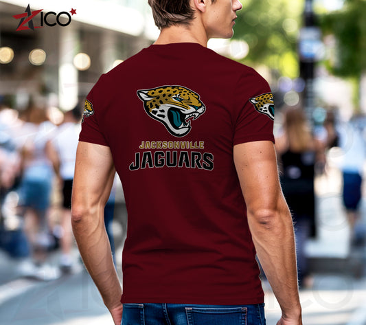 Jacksonville Jaguars Henley Short Sleeve T-Shirt Trending 2025 AZTG2DHS000047