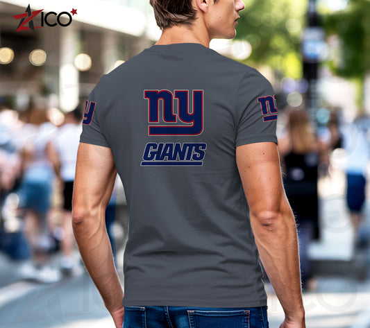 New York Giants Henley Short Sleeve T-Shirt Trending 2025 AZTG2DHS000056