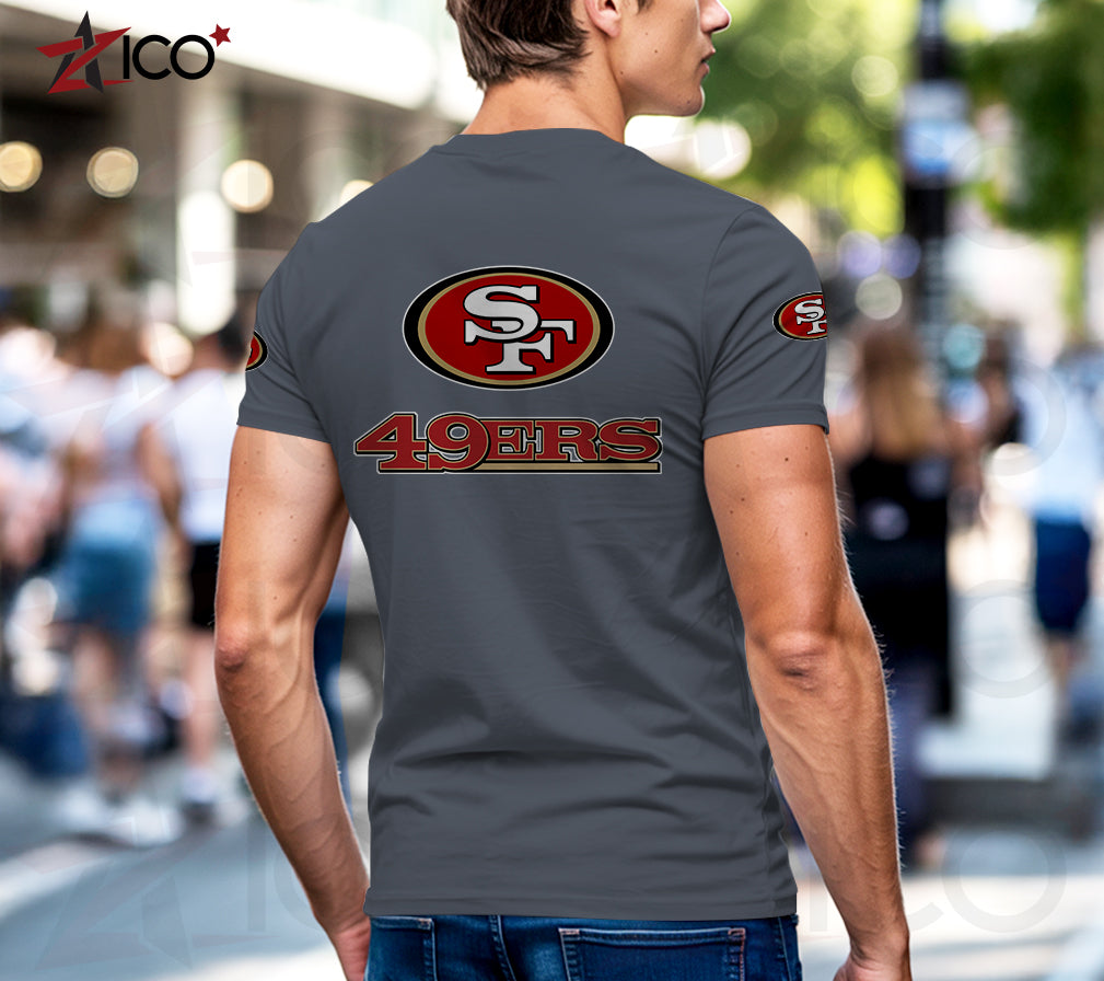 San Francisco 49ers Henley Short Sleeve T-Shirt Trending 2025 AZTG2DHS000060
