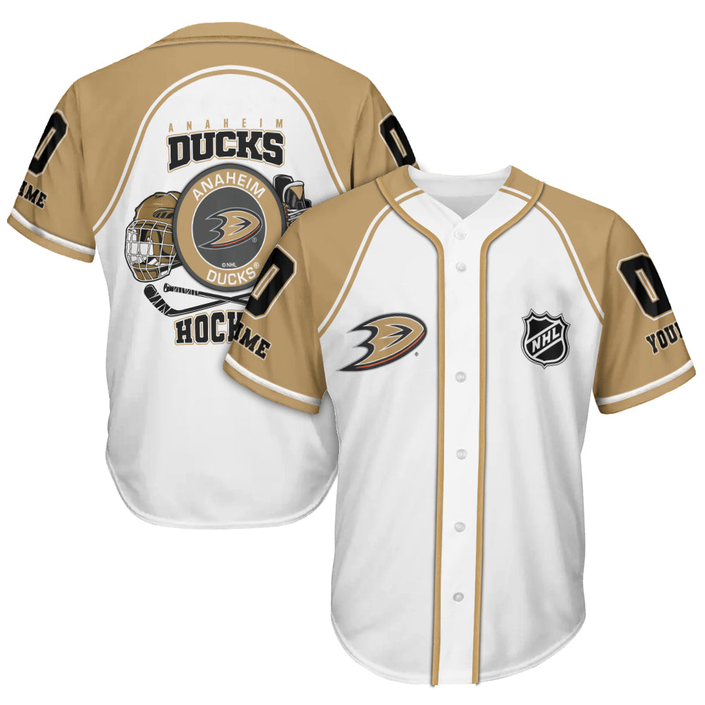 Anaheim Ducks Baseball Jersey New Collection NHL AZTGBJS000063