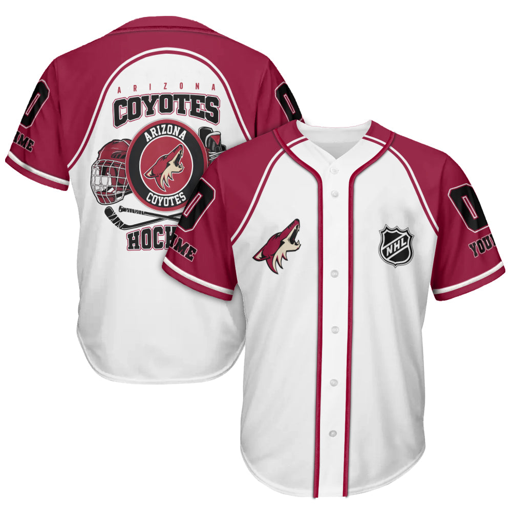 Arizona Coyotes Baseball Jersey New Collection NHL AZTGBJS000064