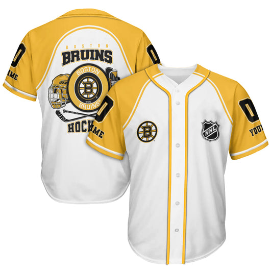 Boston Bruins Baseball Jersey New Collection NHL AZTGBJS000065