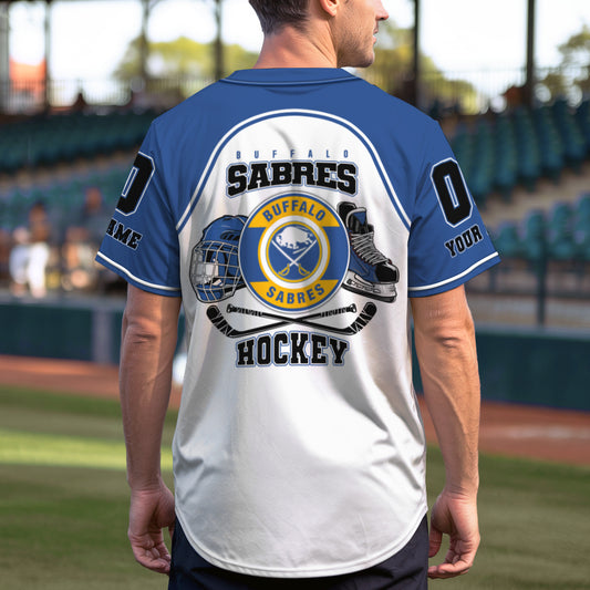 Buffalo Sabres Baseball Jersey New Collection NHL AZTGBJS000066