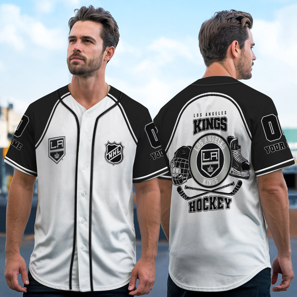 Los Angeles Kings Baseball Jersey New Collection NHL AZTGBJS000076