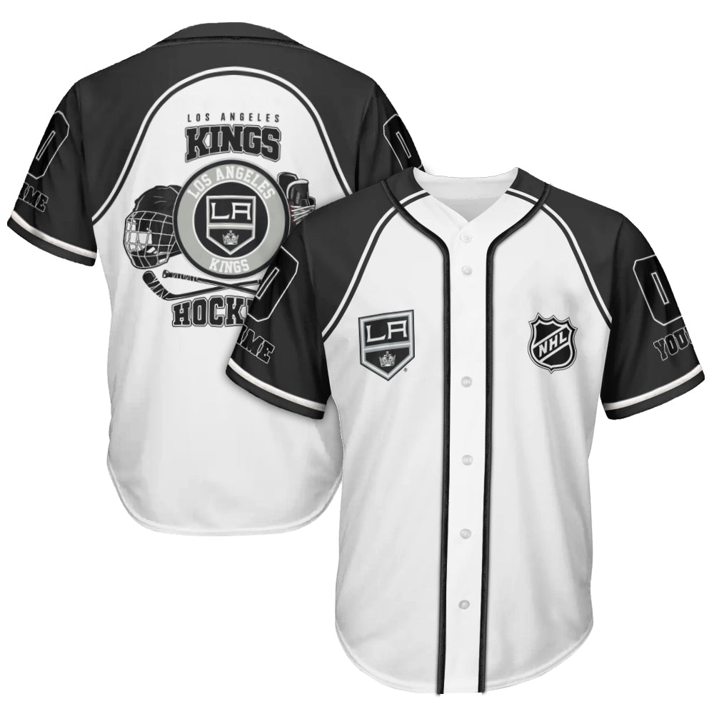 Los Angeles Kings Baseball Jersey New Collection NHL AZTGBJS000076