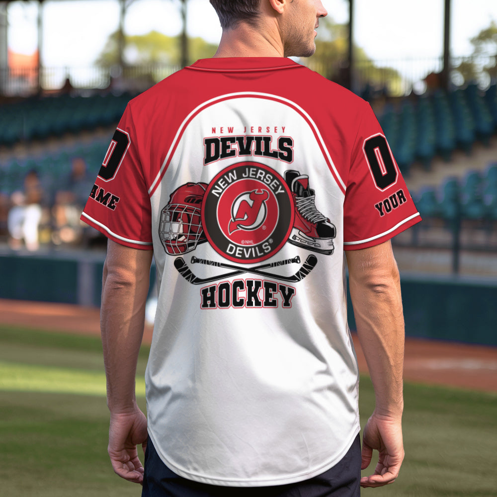New Jersey Devils Baseball Jersey New Collection NHL AZTGBJS000080