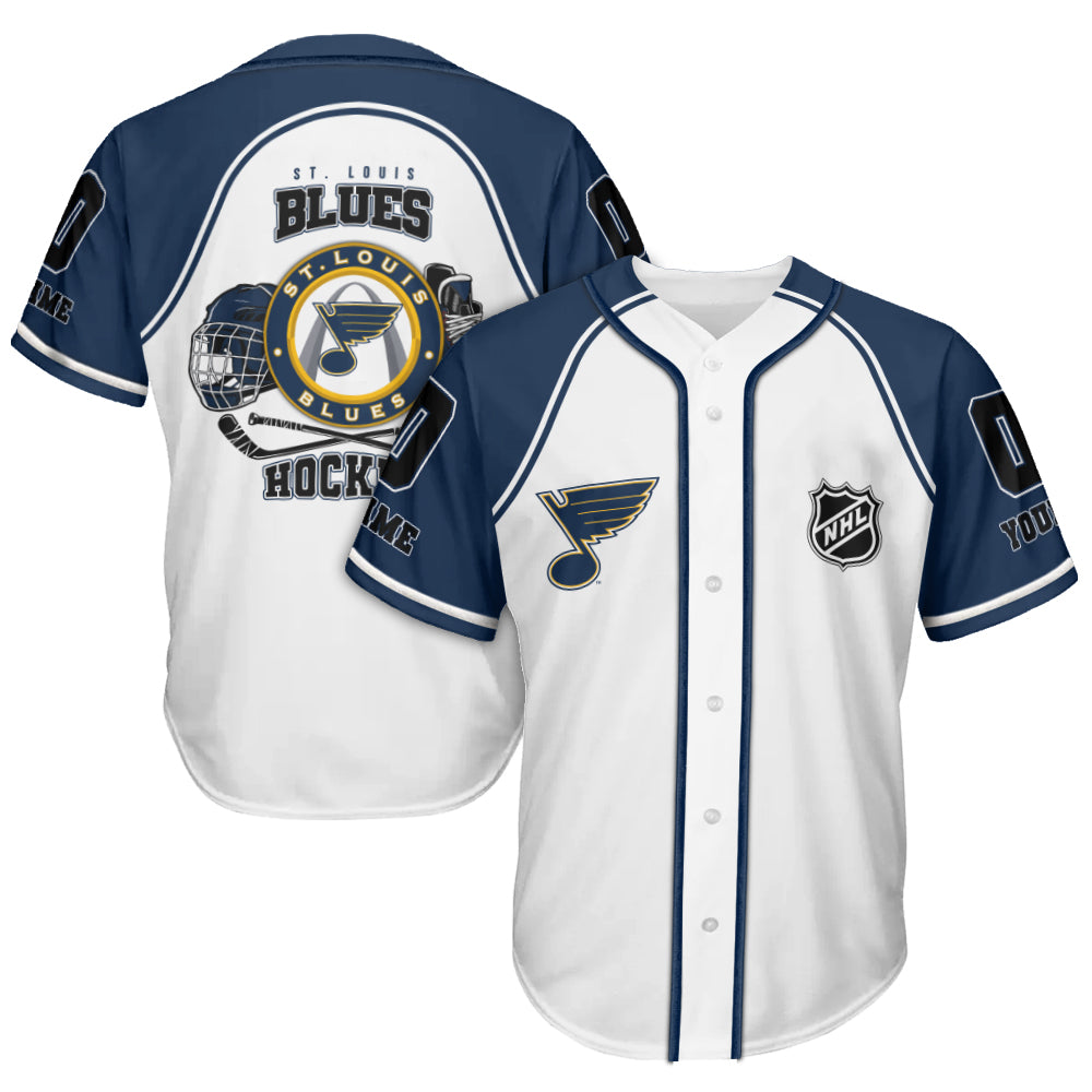 St. Louis Blues Baseball Jersey New Collection NHL AZTGBJS000088
