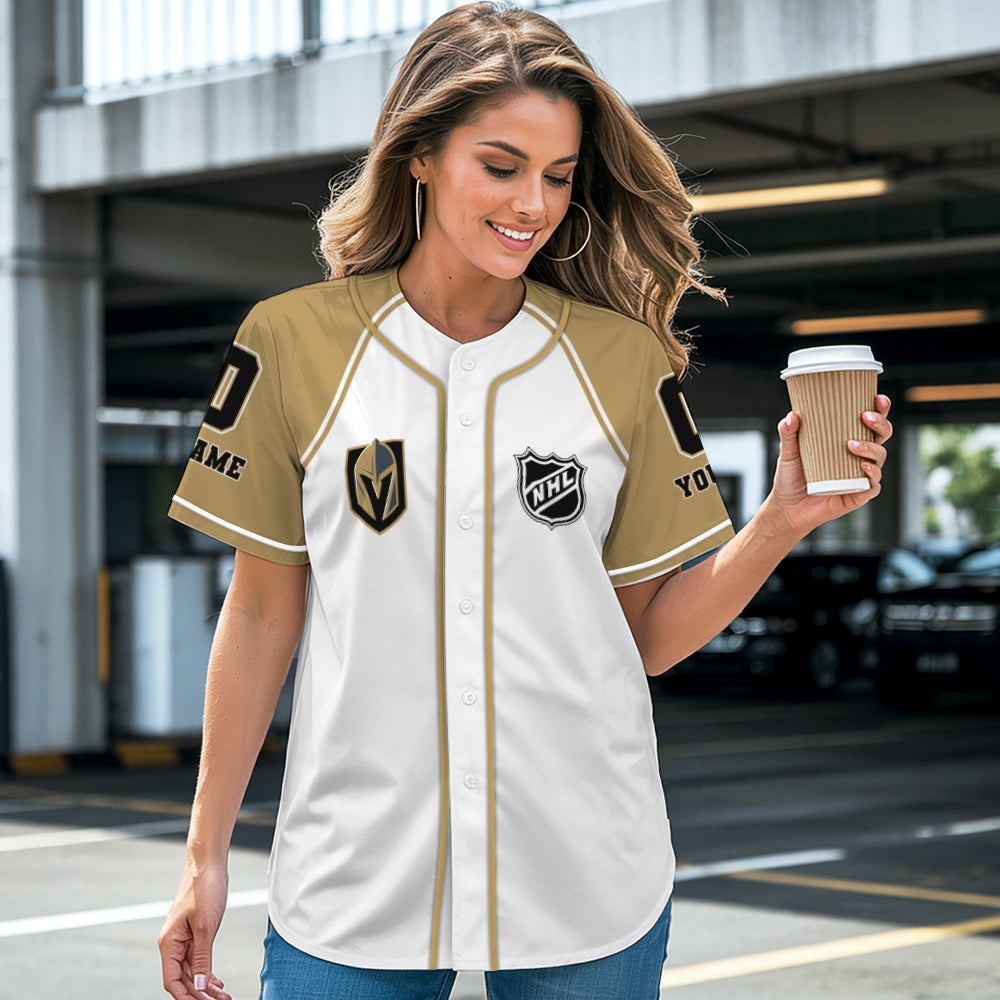 Vegas Golden Knights Baseball Jersey New Collection NHL AZTGBJS000093