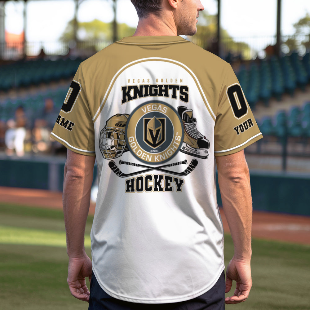 Vegas Golden Knights Baseball Jersey New Collection NHL AZTGBJS000093