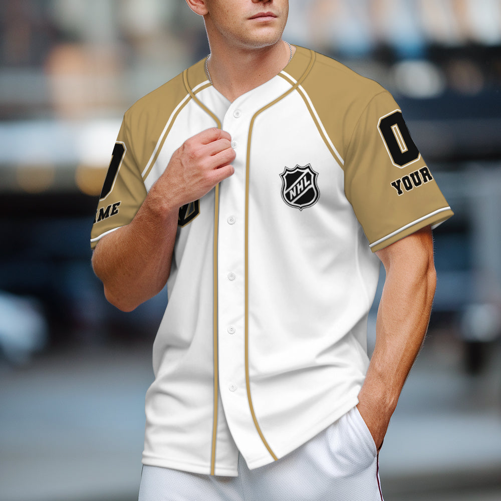 Vegas Golden Knights Baseball Jersey New Collection NHL AZTGBJS000093