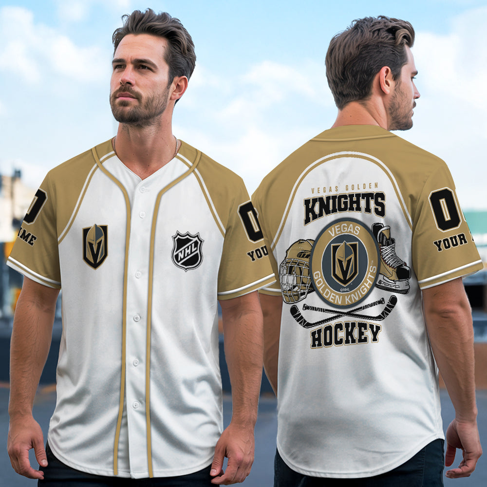 Vegas Golden Knights Baseball Jersey New Collection NHL AZTGBJS000093