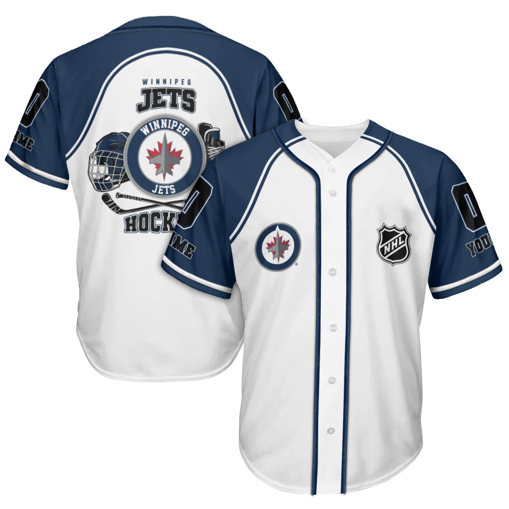 Winnipeg Jets Baseball Jersey New Collection NHL AZTGBJS000094