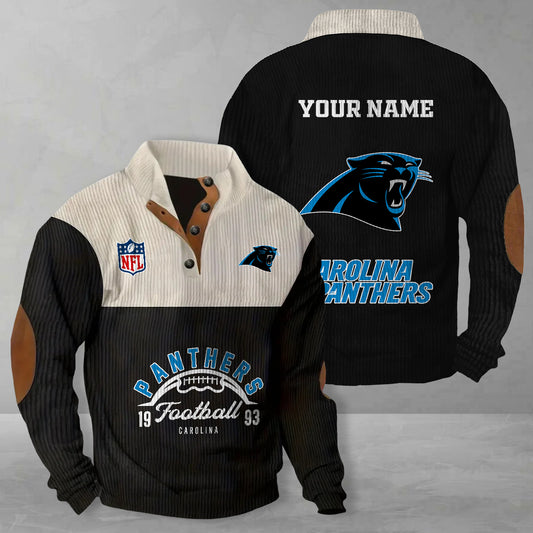 Carolina Panthers Colorful Stand Collar Sweatshirt New Collection AZTGCSSW000035