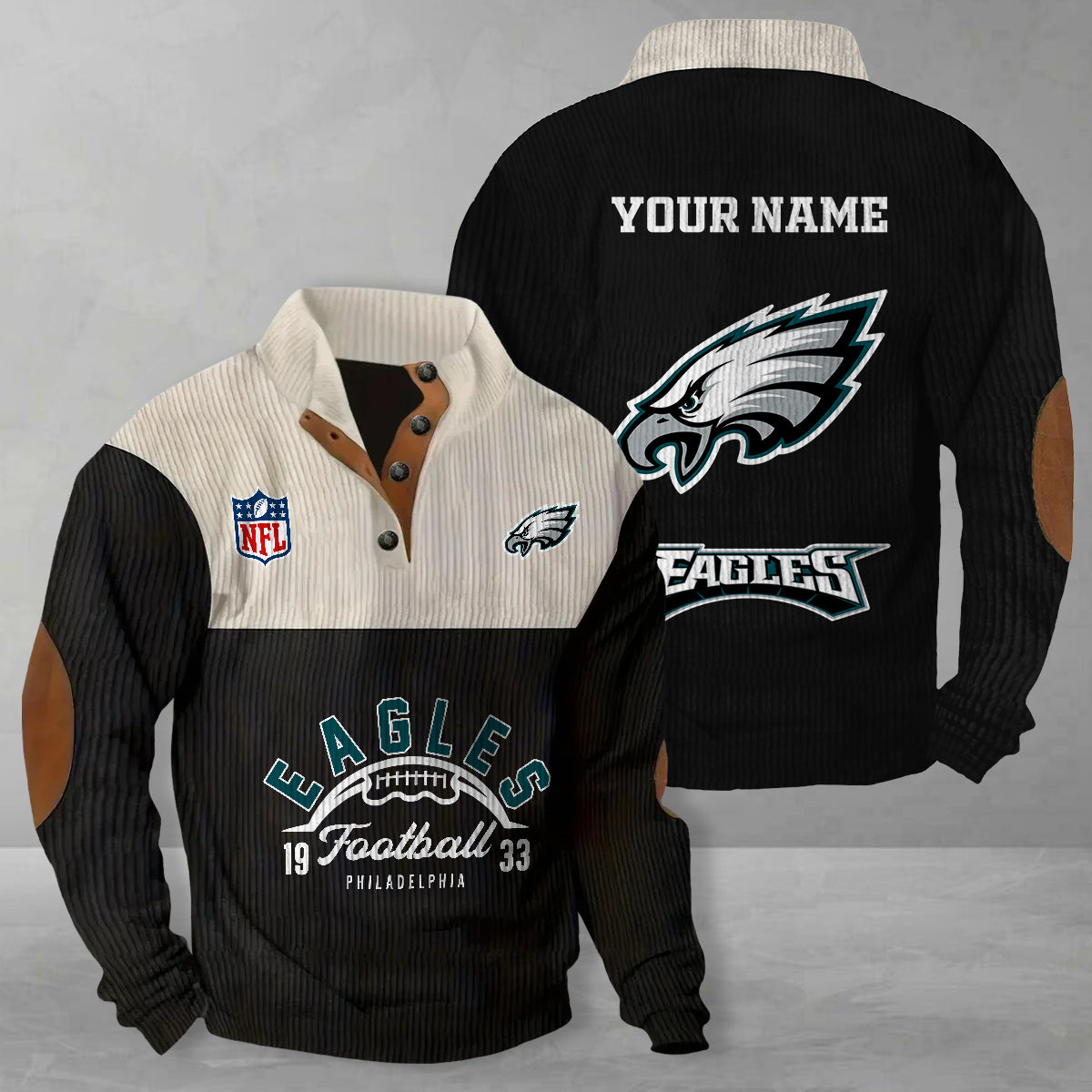Philadelphia Eagles Colorful Stand Collar Sweatshirt New Collection AZTGCSSW000044