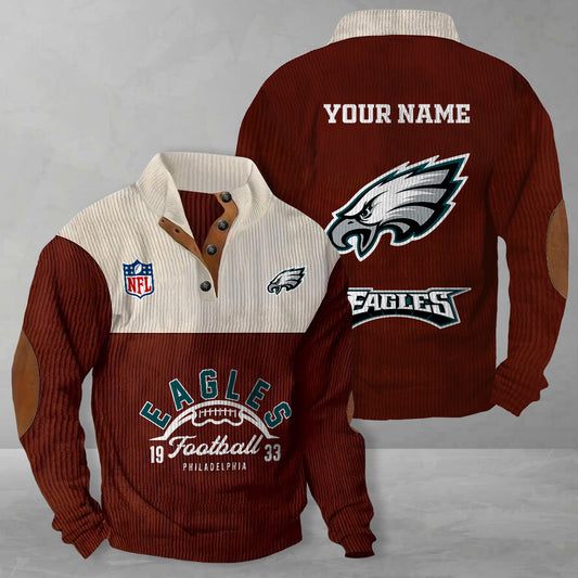 Philadelphia Eagles Colorful Stand Collar Sweatshirt New Collection AZTGCSSW000044