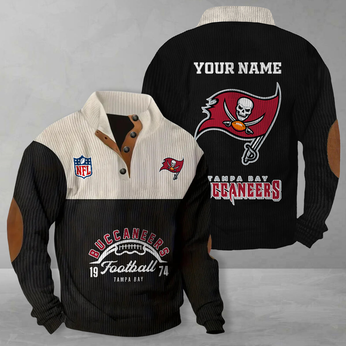 Tampa Bay Buccaneers Colorful Stand Collar Sweatshirt New Collection AZTGCSSW000047