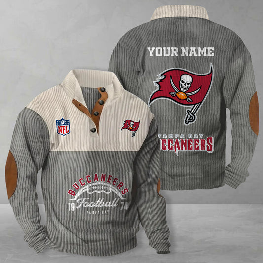 Tampa Bay Buccaneers Colorful Stand Collar Sweatshirt New Collection AZTGCSSW000047