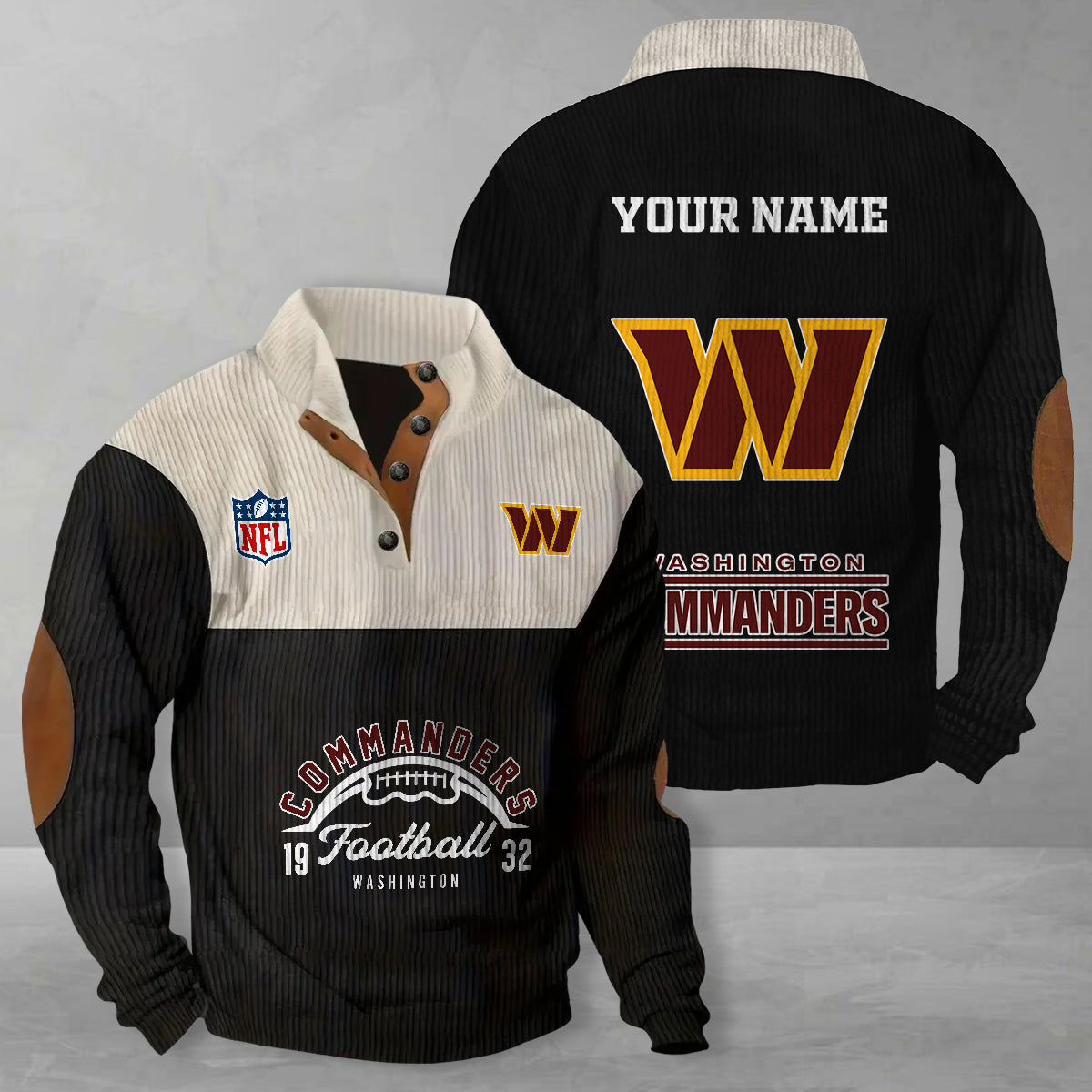 Washington Commanders Colorful Stand Collar Sweatshirt New Collection AZTGCSSW000048