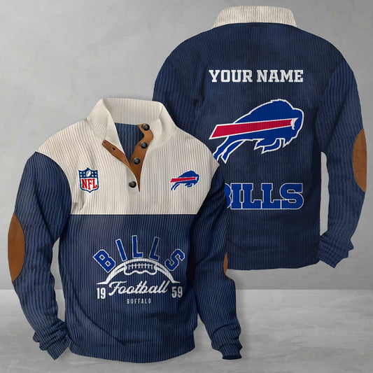 Buffalo Bills Colorful Stand Collar Sweatshirt New Collection AZTGCSSW000050