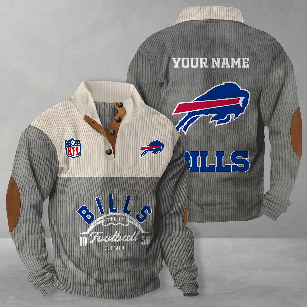 Buffalo Bills Colorful Stand Collar Sweatshirt New Collection AZTGCSSW000050