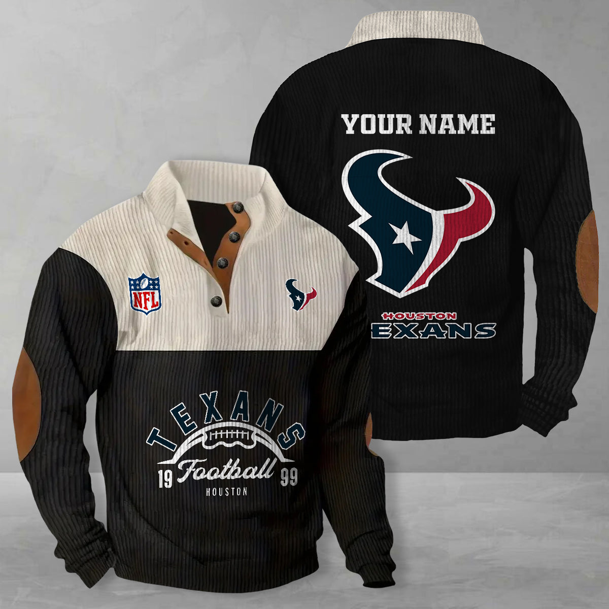 Houston Texans Colorful Stand Collar Sweatshirt New Collection AZTGCSSW000054