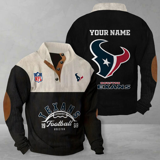 Houston Texans Colorful Stand Collar Sweatshirt New Collection AZTGCSSW000054