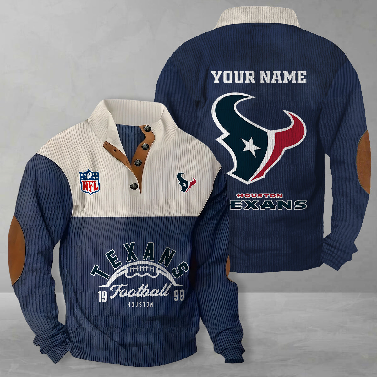 Houston Texans Colorful Stand Collar Sweatshirt New Collection AZTGCSSW000054
