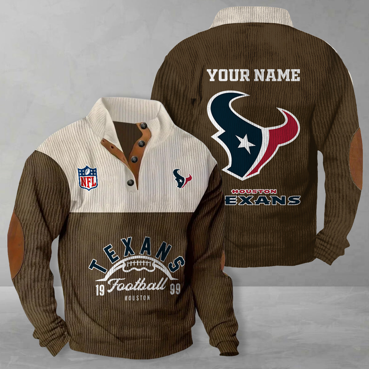 Houston Texans Colorful Stand Collar Sweatshirt New Collection AZTGCSSW000054