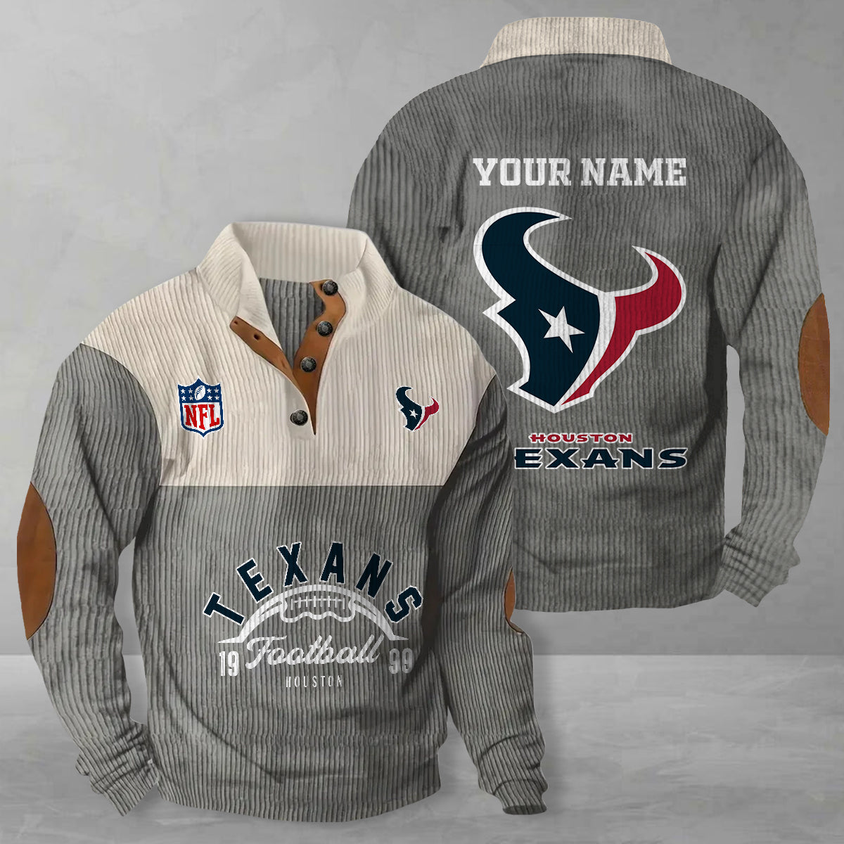 Houston Texans Colorful Stand Collar Sweatshirt New Collection AZTGCSSW000054
