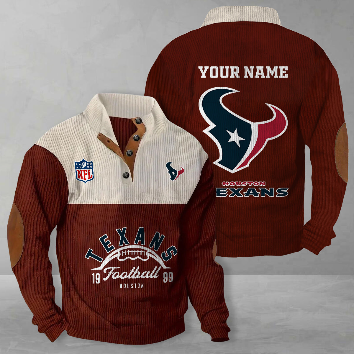 Houston Texans Colorful Stand Collar Sweatshirt New Collection AZTGCSSW000054