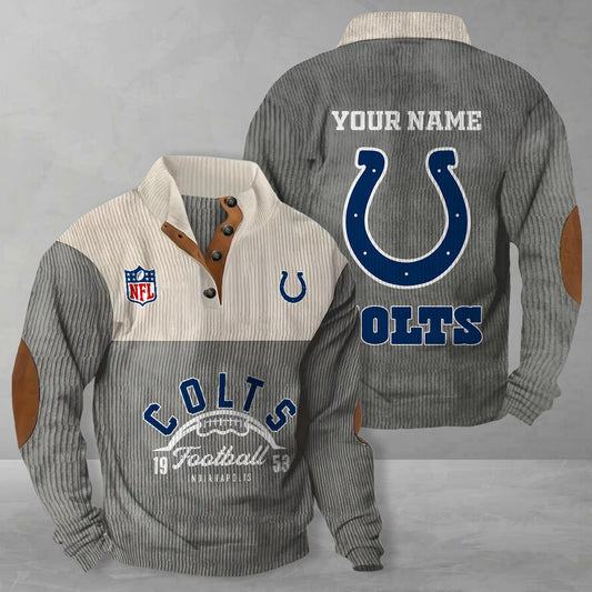 Indianapolis Colts Colorful Stand Collar Sweatshirt New Collection AZTGCSSW000055