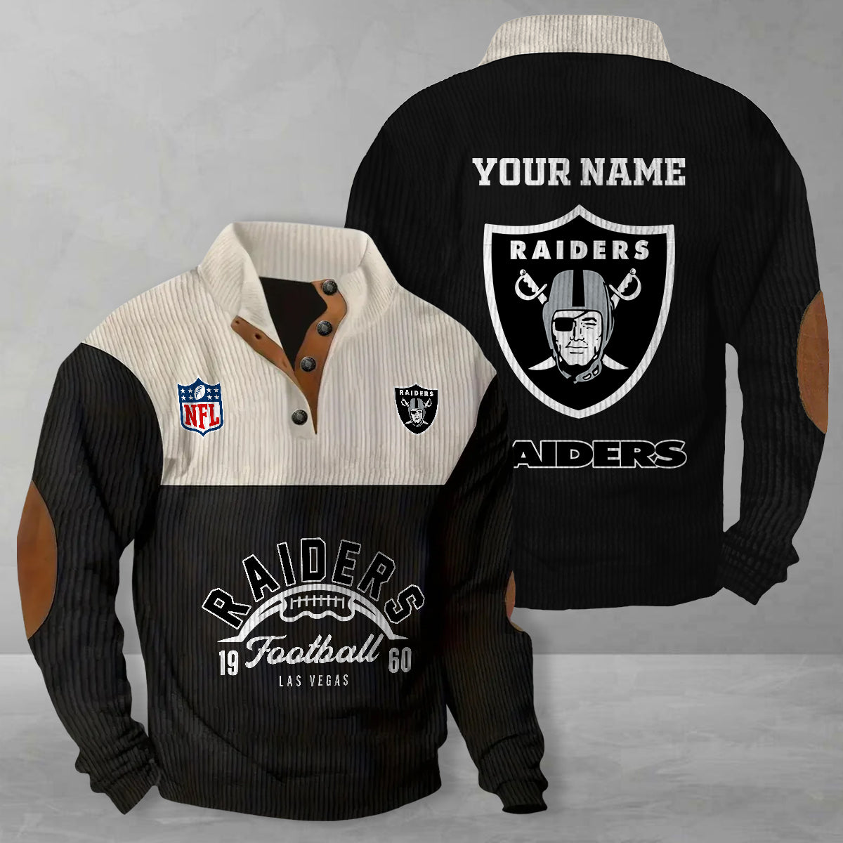 Las Vegas Raiders Colorful Stand Collar Sweatshirt New Collection AZTGCSSW000058