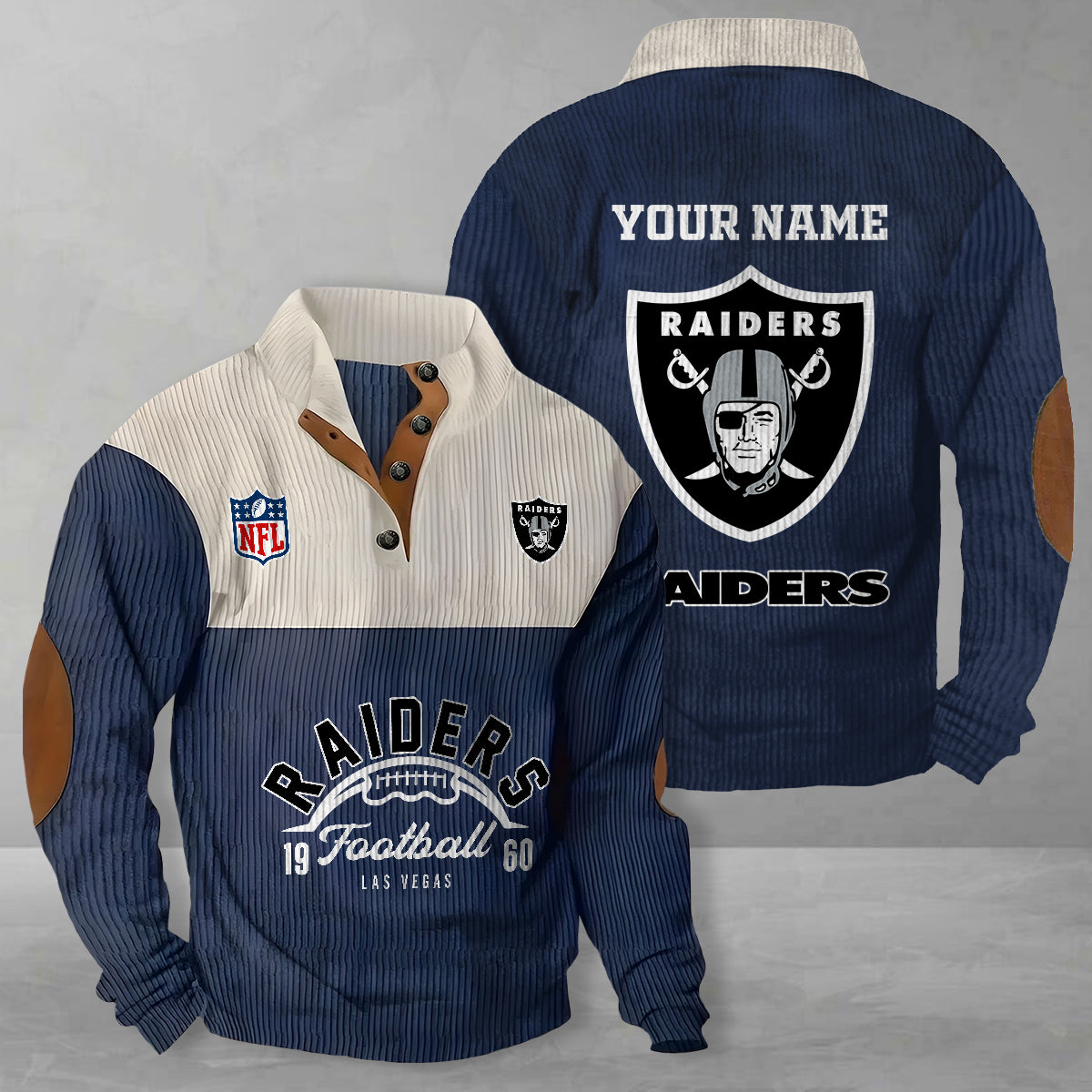 Las Vegas Raiders Colorful Stand Collar Sweatshirt New Collection AZTGCSSW000058