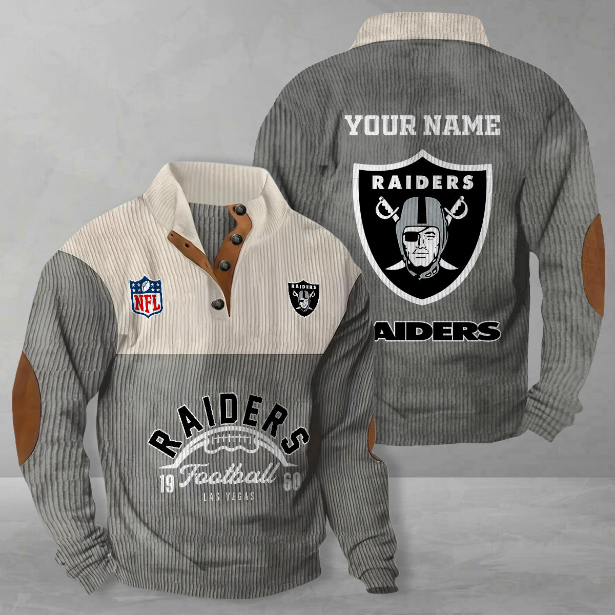 Las Vegas Raiders Colorful Stand Collar Sweatshirt New Collection AZTGCSSW000058