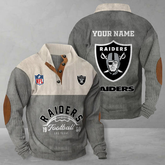 Las Vegas Raiders Colorful Stand Collar Sweatshirt New Collection AZTGCSSW000058