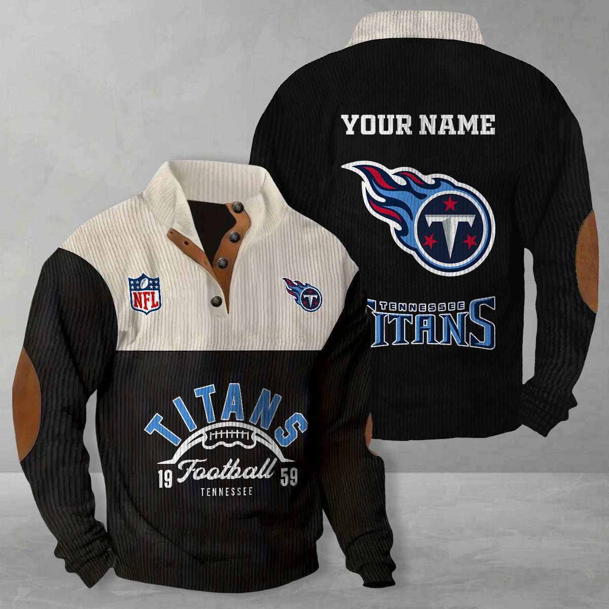 Tennessee Titans Colorful Stand Collar Sweatshirt New Collection AZTGCSSW000064