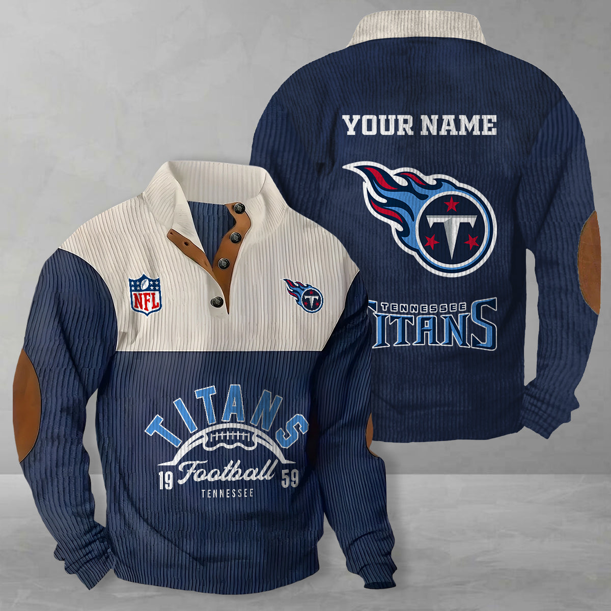 Tennessee Titans Colorful Stand Collar Sweatshirt New Collection AZTGCSSW000064