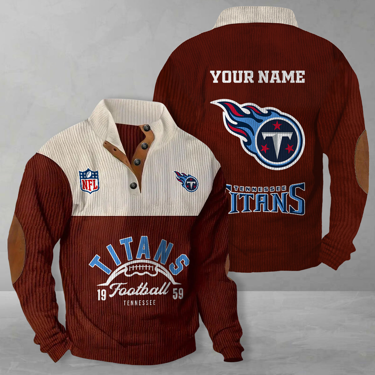 Tennessee Titans Colorful Stand Collar Sweatshirt New Collection AZTGCSSW000064