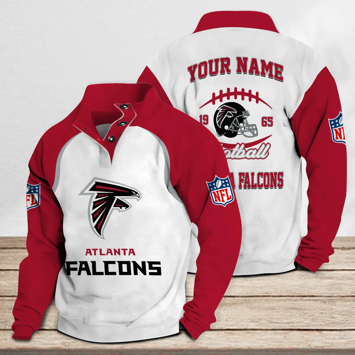 Atlanta Falcons Casual Stand Collar Sweatshirt Premium New Edition AZTGSCSW000066