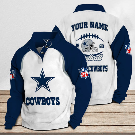 Dallas Cowboys Casual Stand Collar Sweatshirt Premium New Edition AZTGSCSW000069