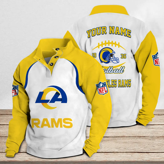 Los Angeles Rams Casual Stand Collar Sweatshirt Premium New Edition AZTGSCSW000072