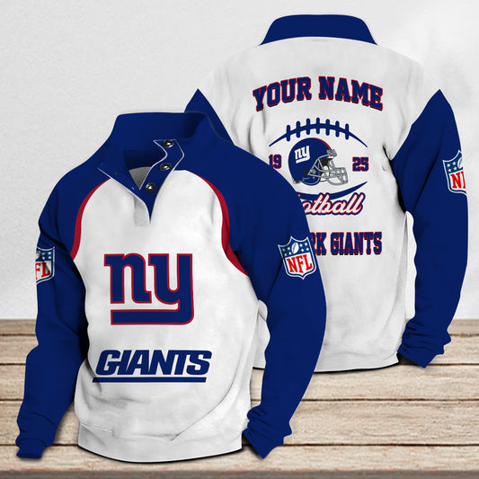 New York Giants Casual Stand Collar Sweatshirt Premium New Edition AZTGSCSW000075
