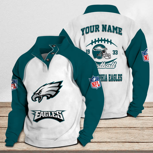 Philadelphia Eagles Casual Stand Collar Sweatshirt Premium New Edition AZTGSCSW000076