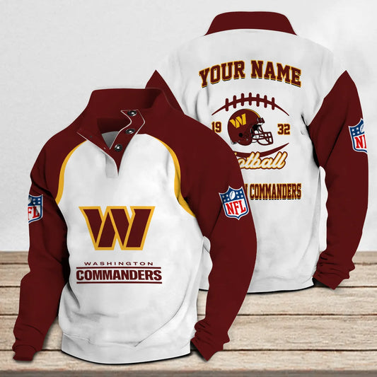 Washington Commanders Casual Stand Collar Sweatshirt Premium New Edition AZTGSCSW000080