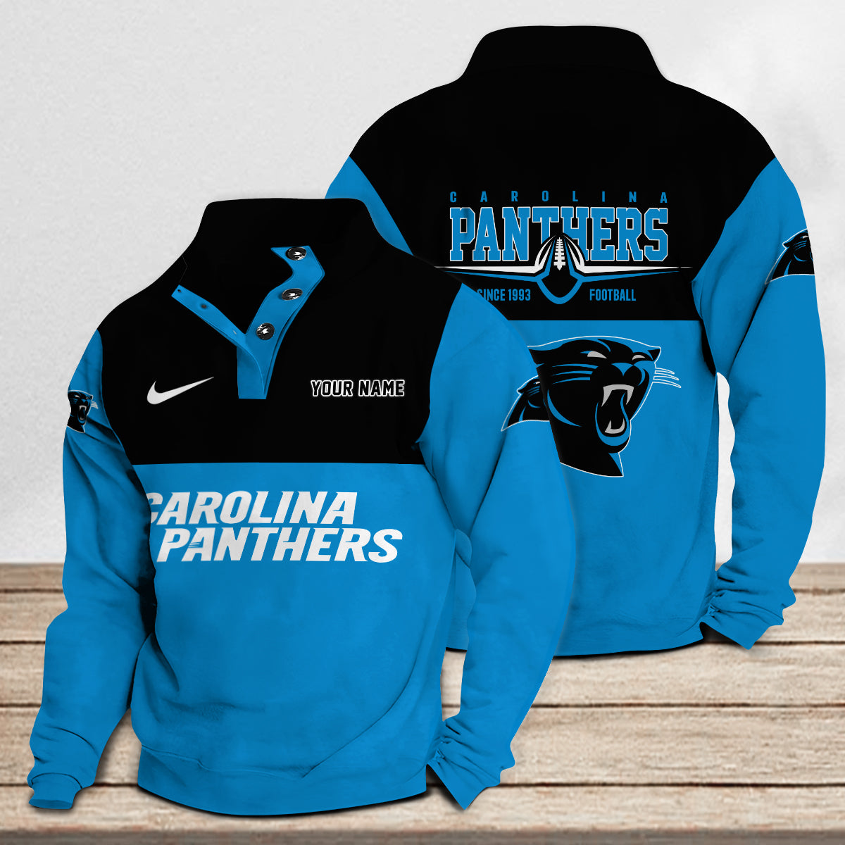 Carolina Panthers Casual Stand Collar Sweatshirt Premium New Edition AZTGSCSW000195