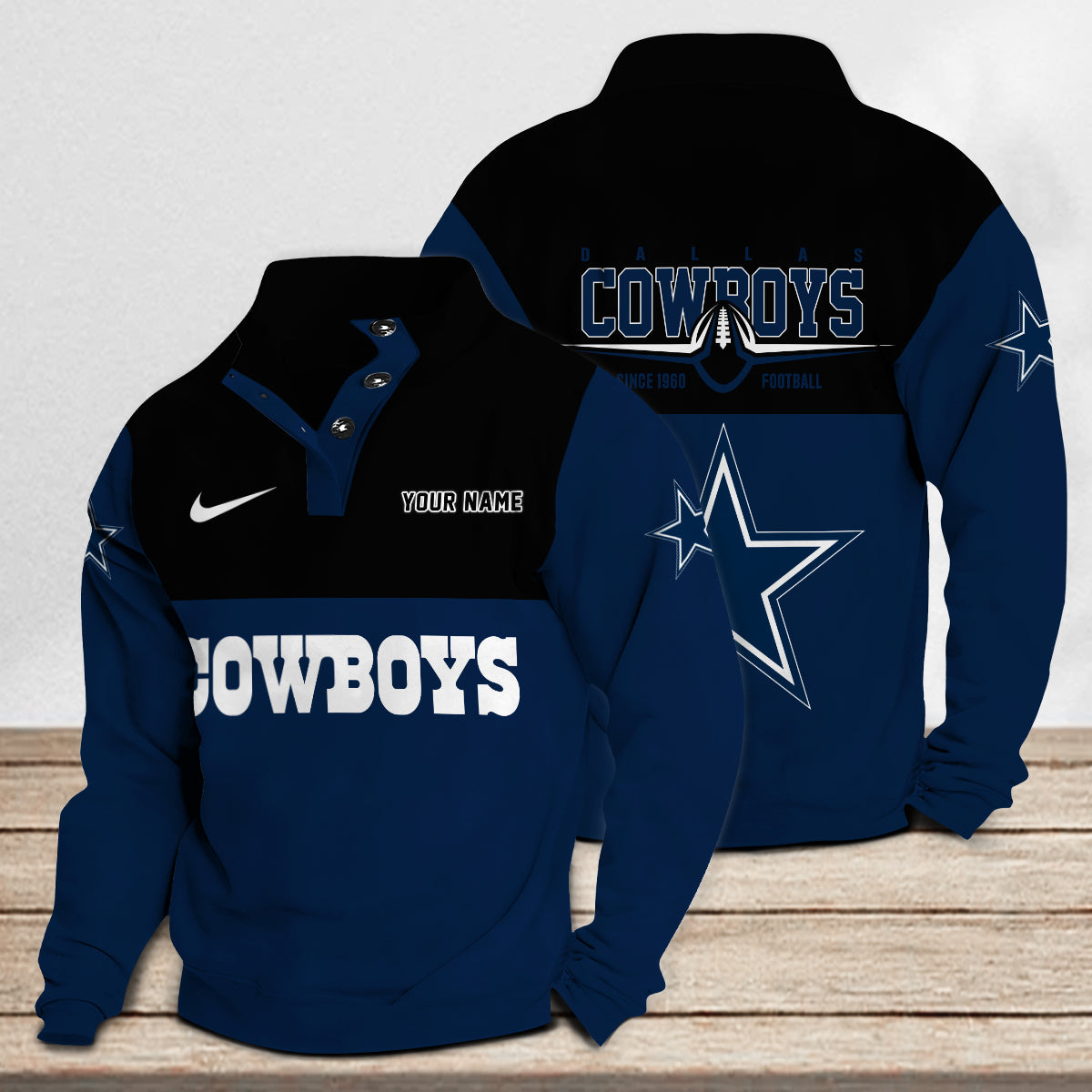 Dallas Cowboys Casual Stand Collar Sweatshirt Premium New Edition AZTGSCSW000197